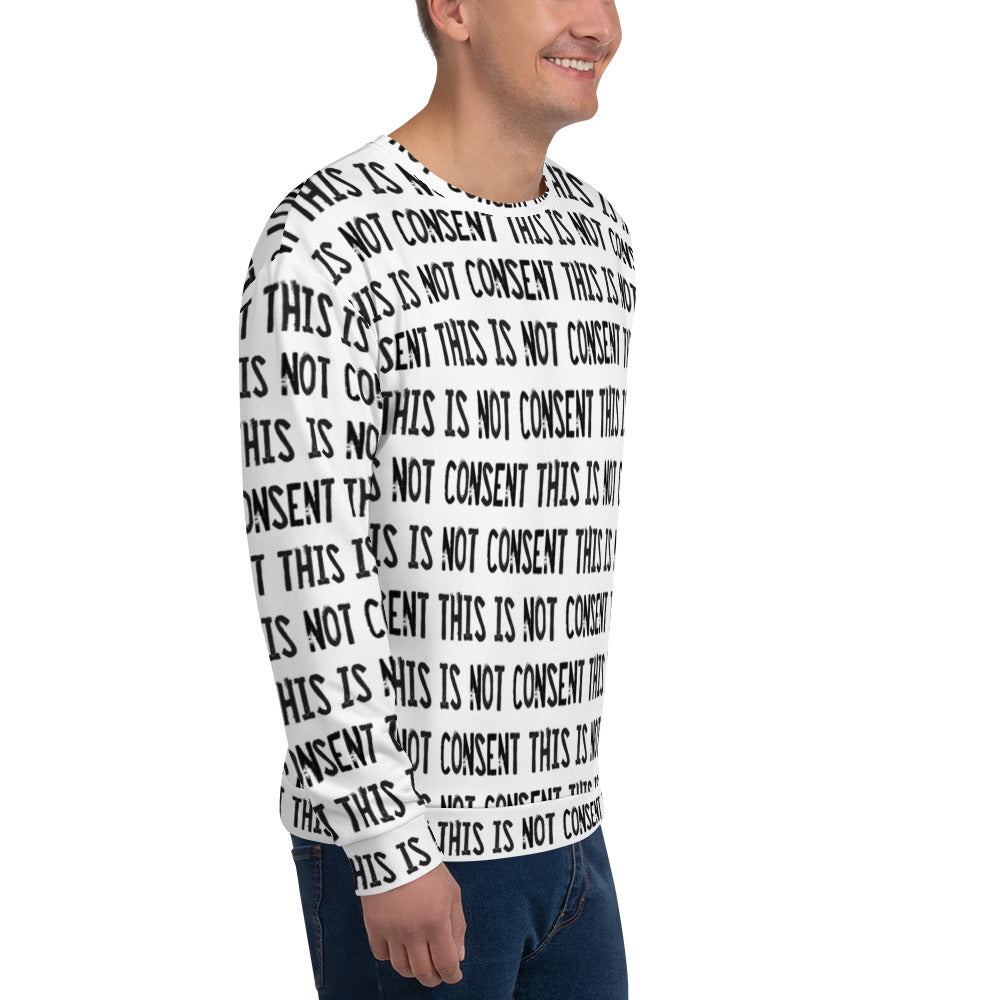 White Unisex Sweatshirt