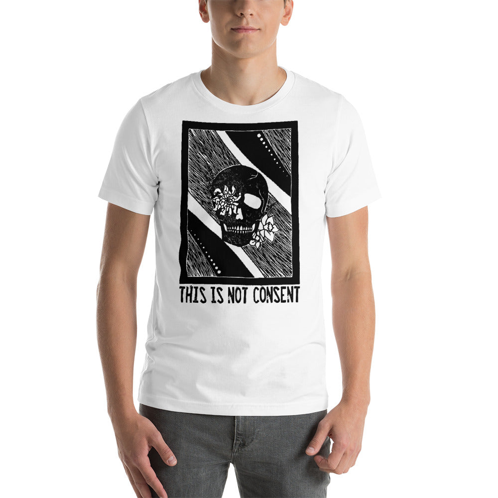 Skull Block-Print Shirt